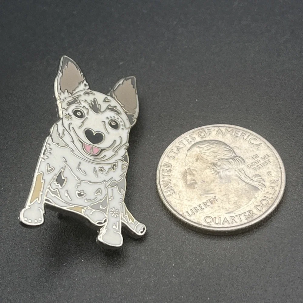 Cute‎ Cartoon Dog Puppy Lapel Hat Pin